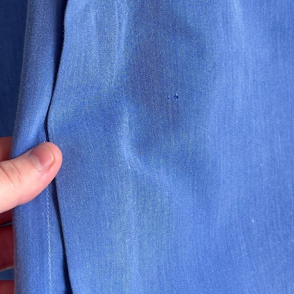 SET OF 2 Ermenegildo Zegna Blue Tan Dress Shirts 42 16.5 - Picture 2 of 14